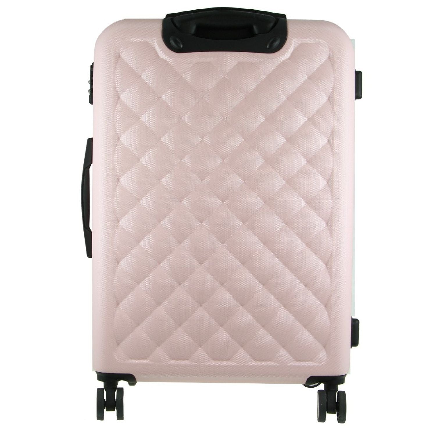 Pierre Cardin Hard Shell 4 Wheel - 3-Piece Luggage Set - Rose - Expandable