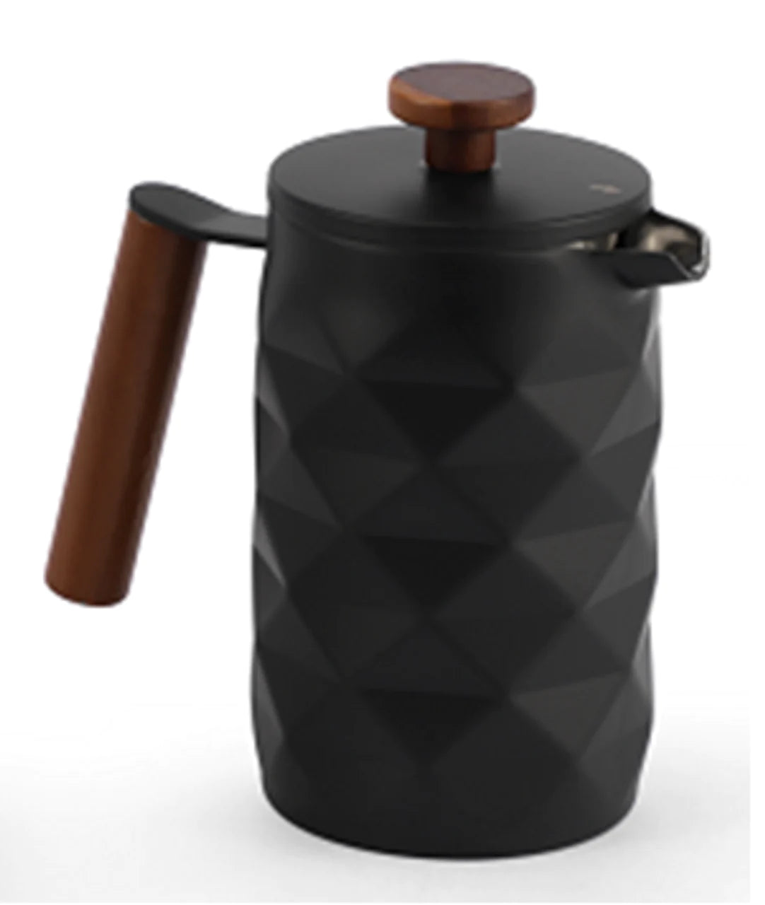 Coffee Culture Diamond French Press - 600ml - Matte Black