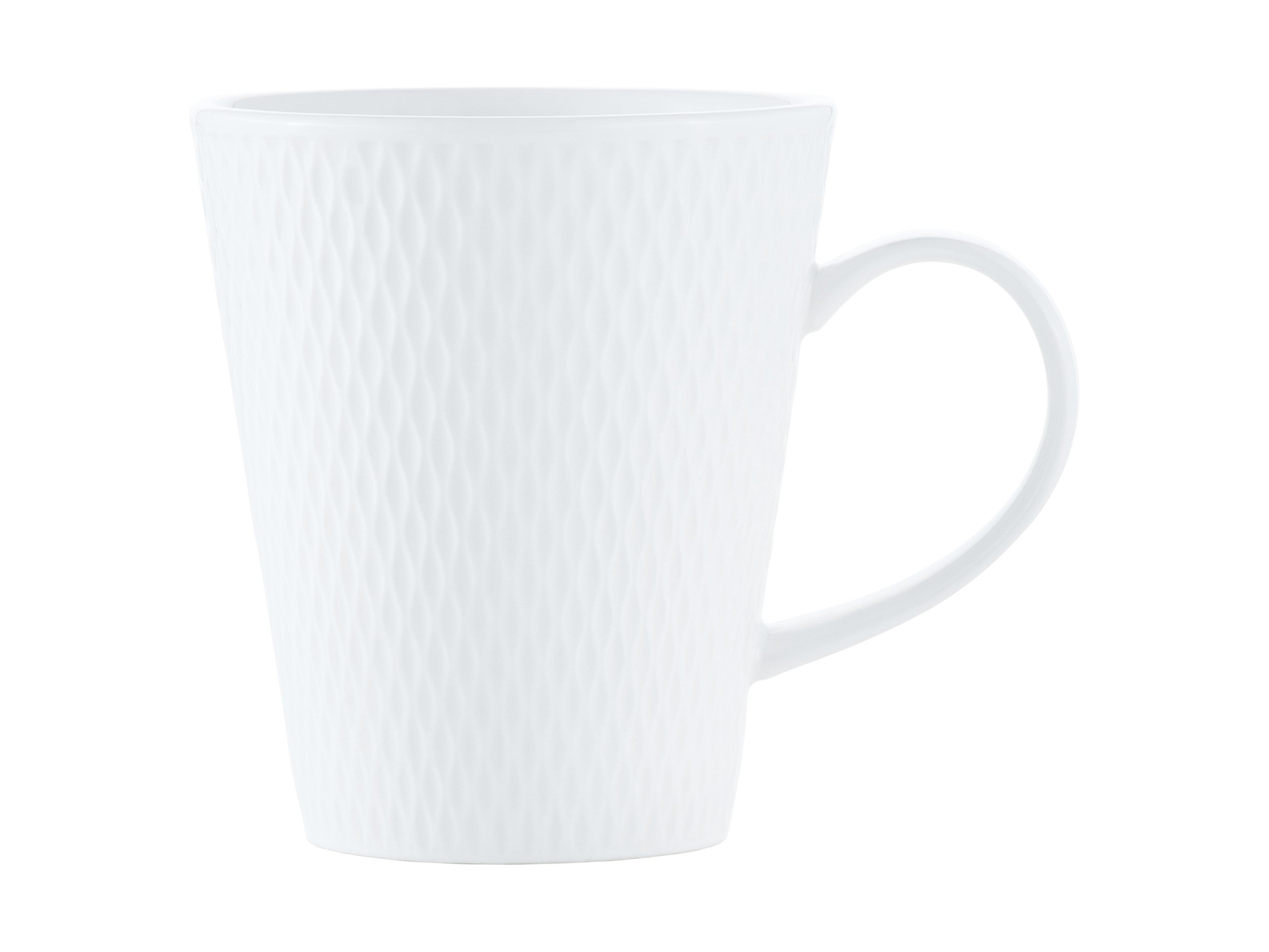 Maxwell & Williams White Basics Diamonds Conical Mug 350ml