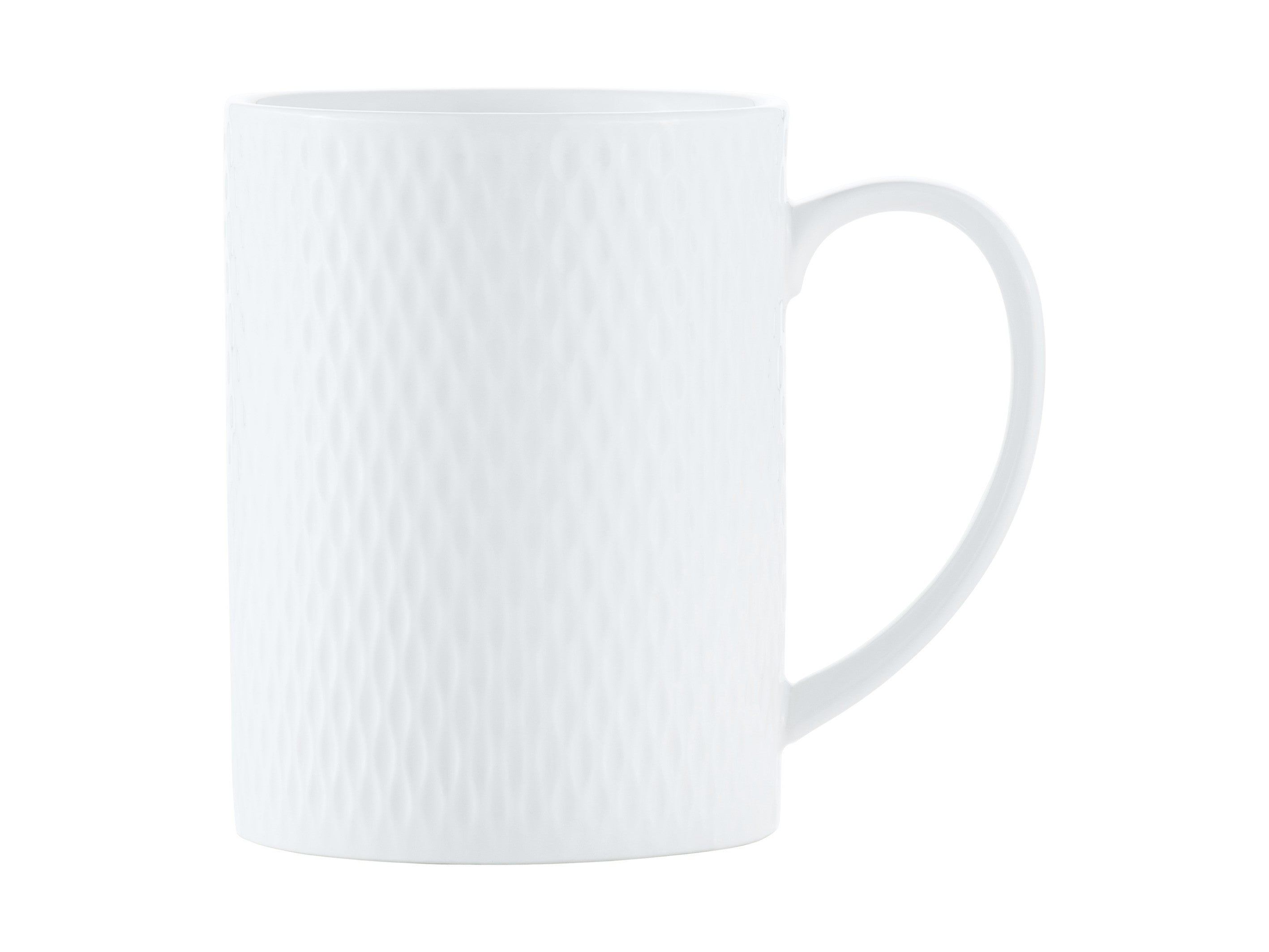 Maxwell & Williams White Basics Diamonds Straight Mug - 400ml