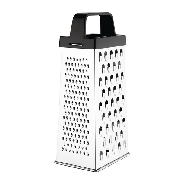 Incasa Stainless Steel 4 Way Grater - Large - 23cm