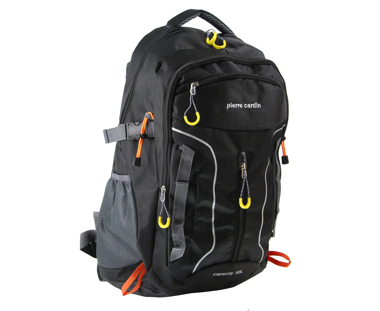 Pierre Cardin Adventure Backpack - Black - 50L