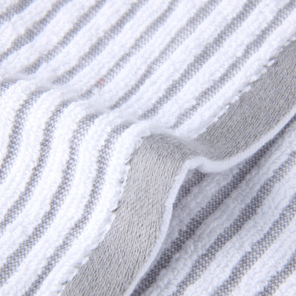 Pure Zone Legend Stripe Hand Towel - Grey - 40x70cm