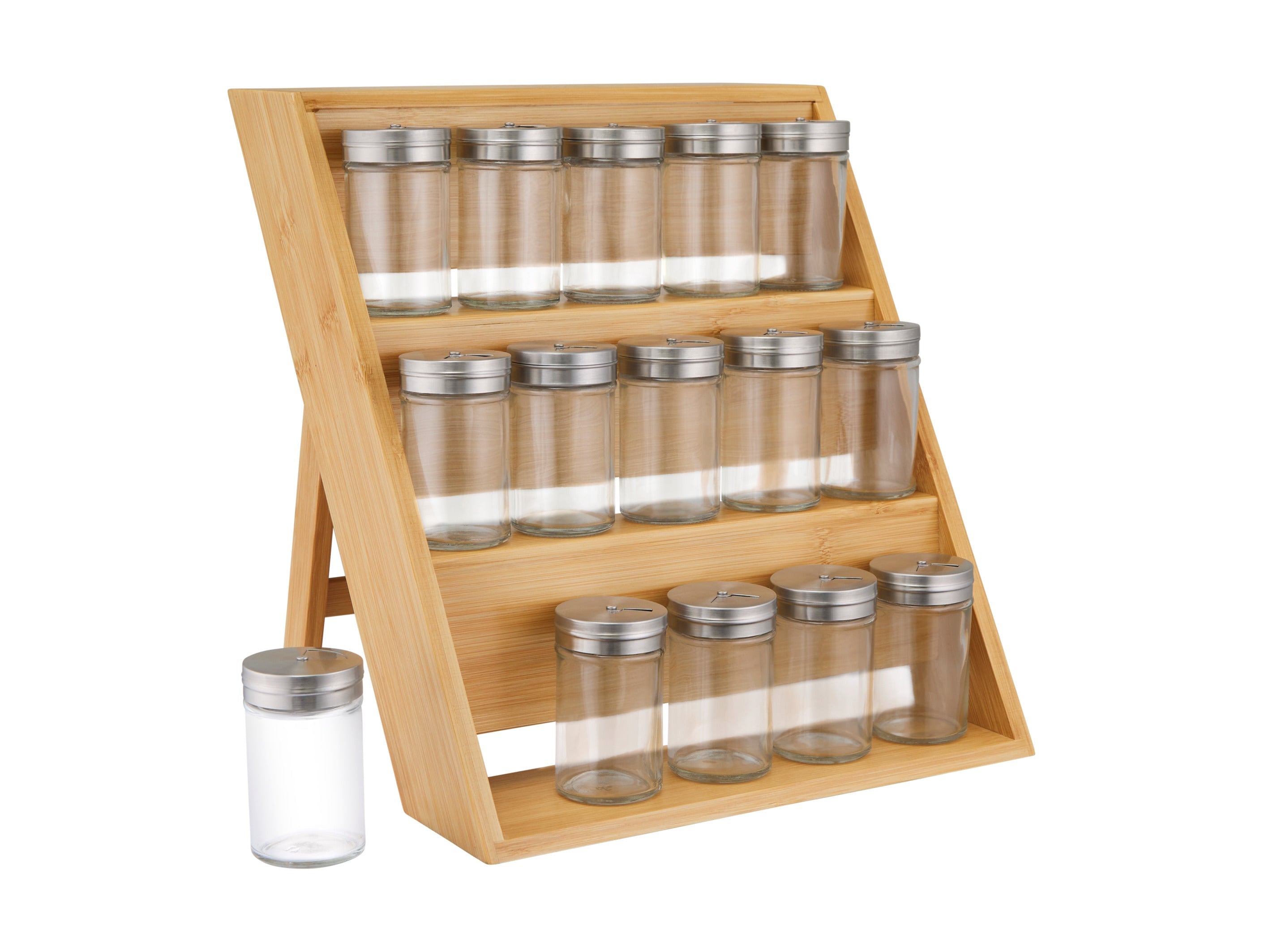 Maxwell & Williams Evergreen Spice Rack - 16pc Set