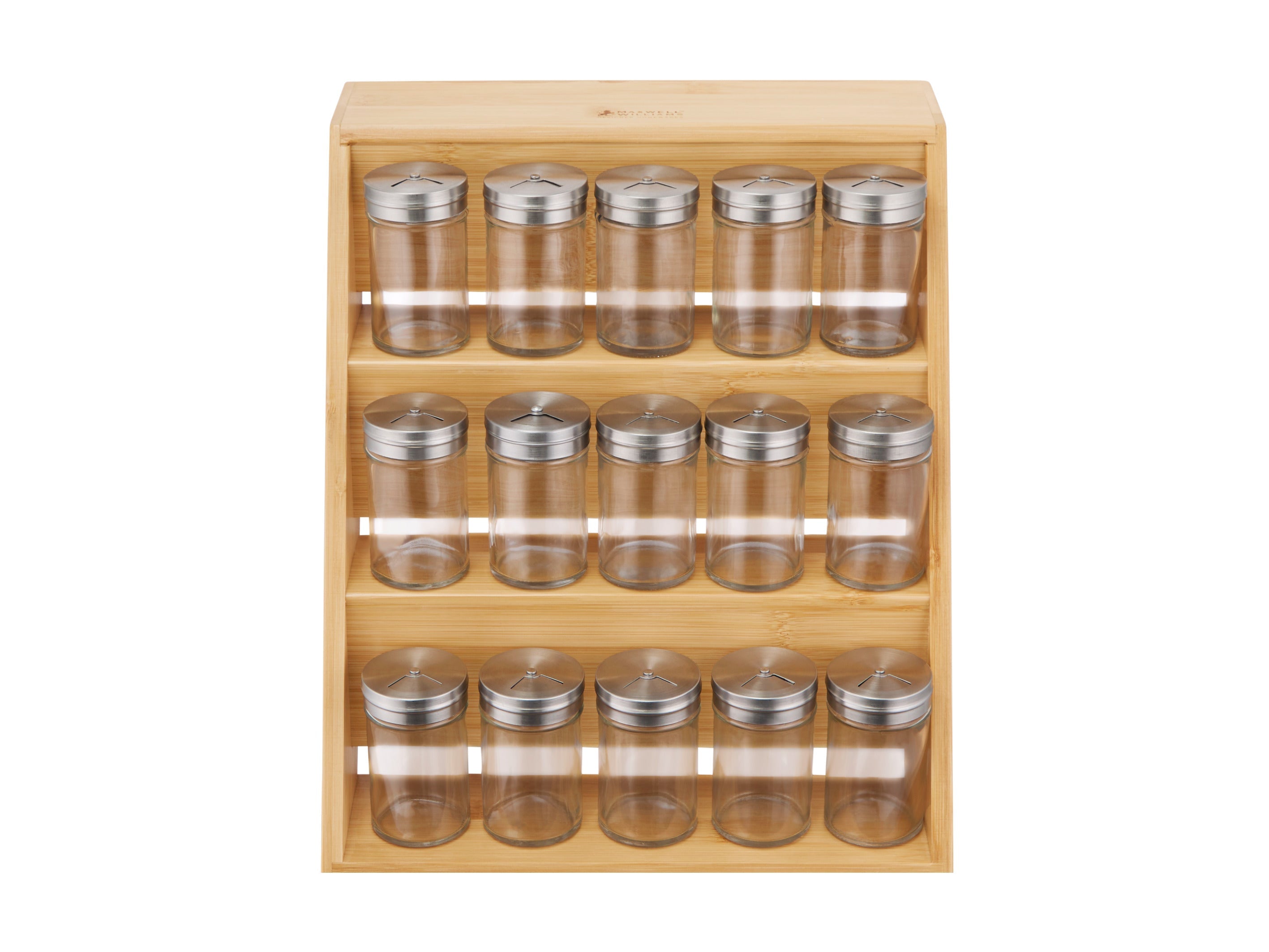 Maxwell & Williams Evergreen Spice Rack - 16pc Set