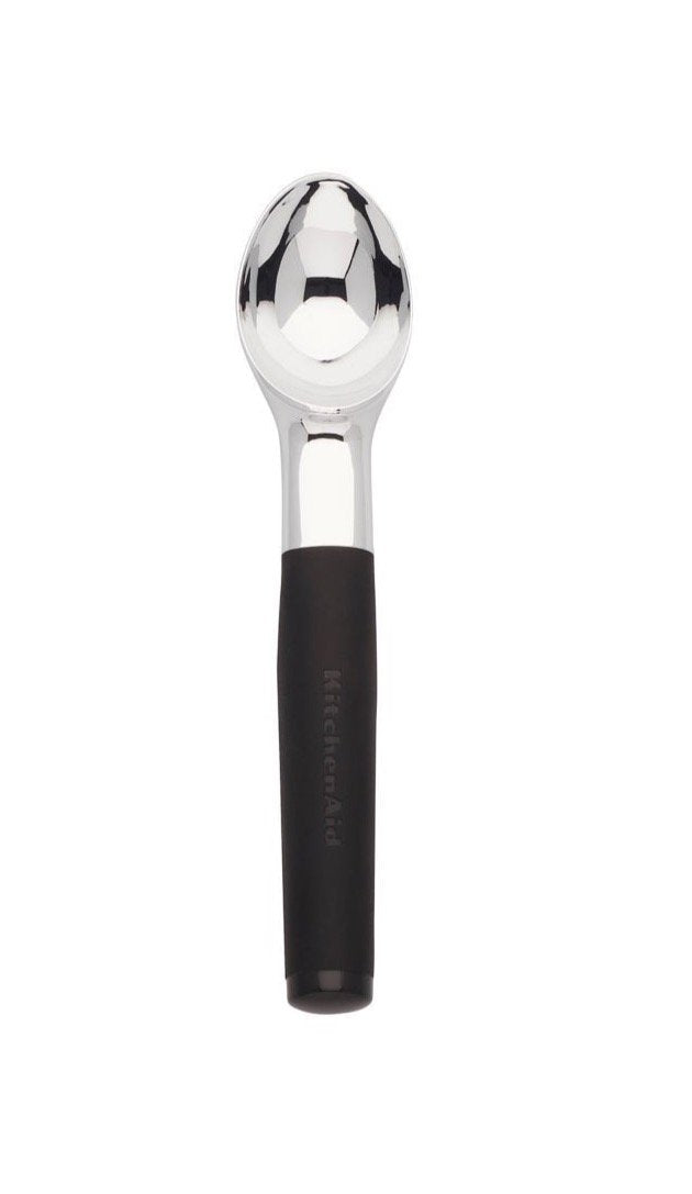 KitchenAid Soft Touch Ice Cream Scoop - Black