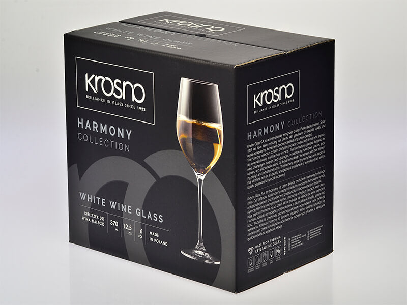 Krosno Harmony Wine Glasses 370ml 6pc