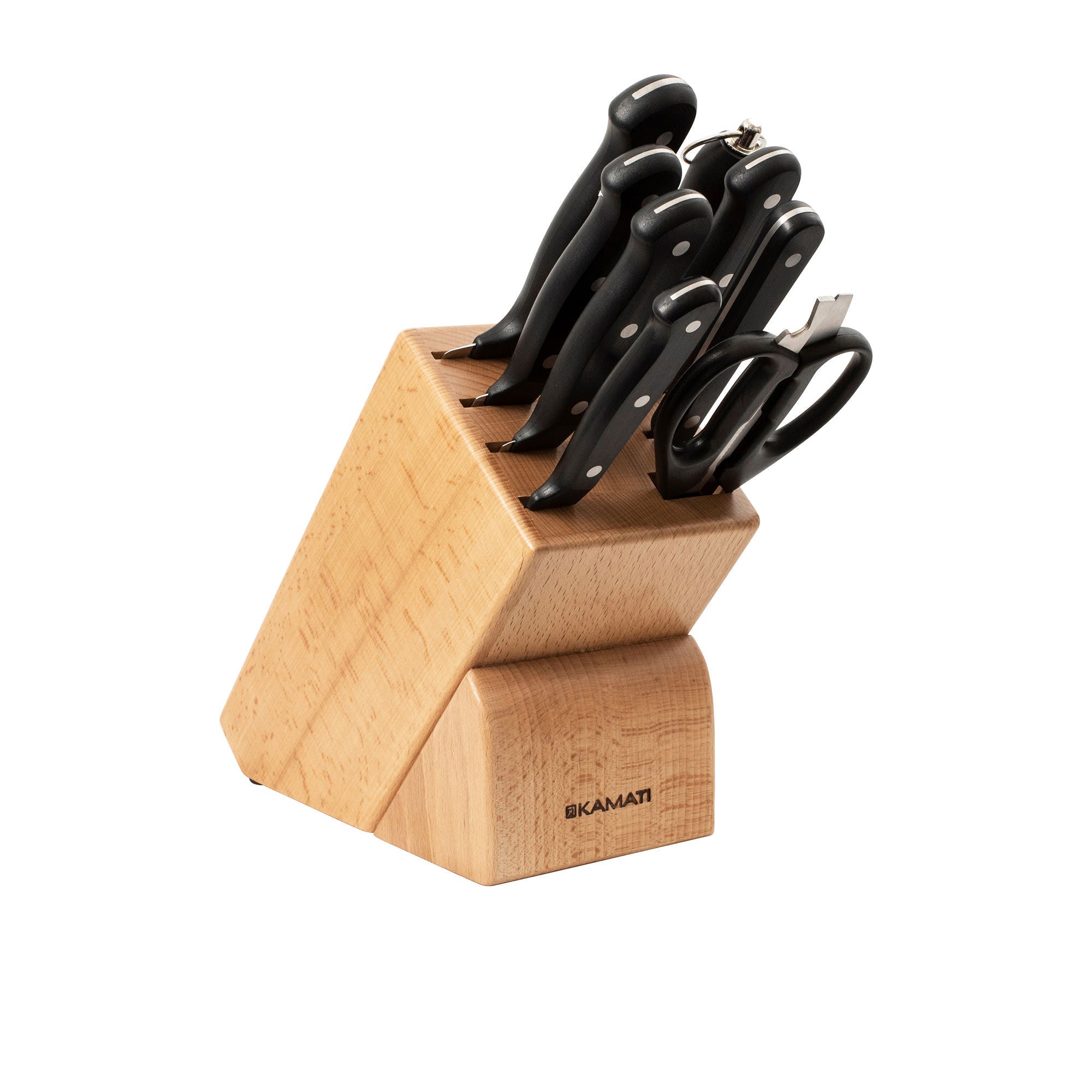 Kamati Gourmet 9pc Knife Block Set