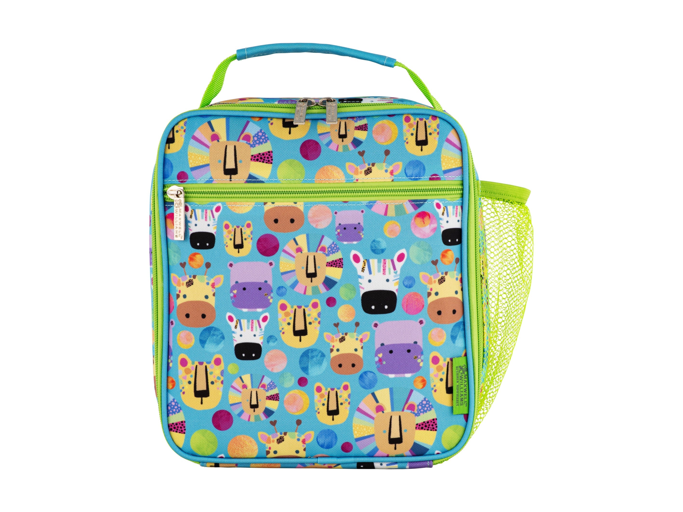Maxwell & Williams Kasey Rainbow Critters Insulated Children's Lunch Bag - Blue