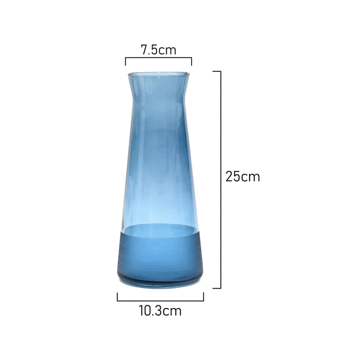 Art Craft Glassware Matte Carafe 1.2Lt - Blue