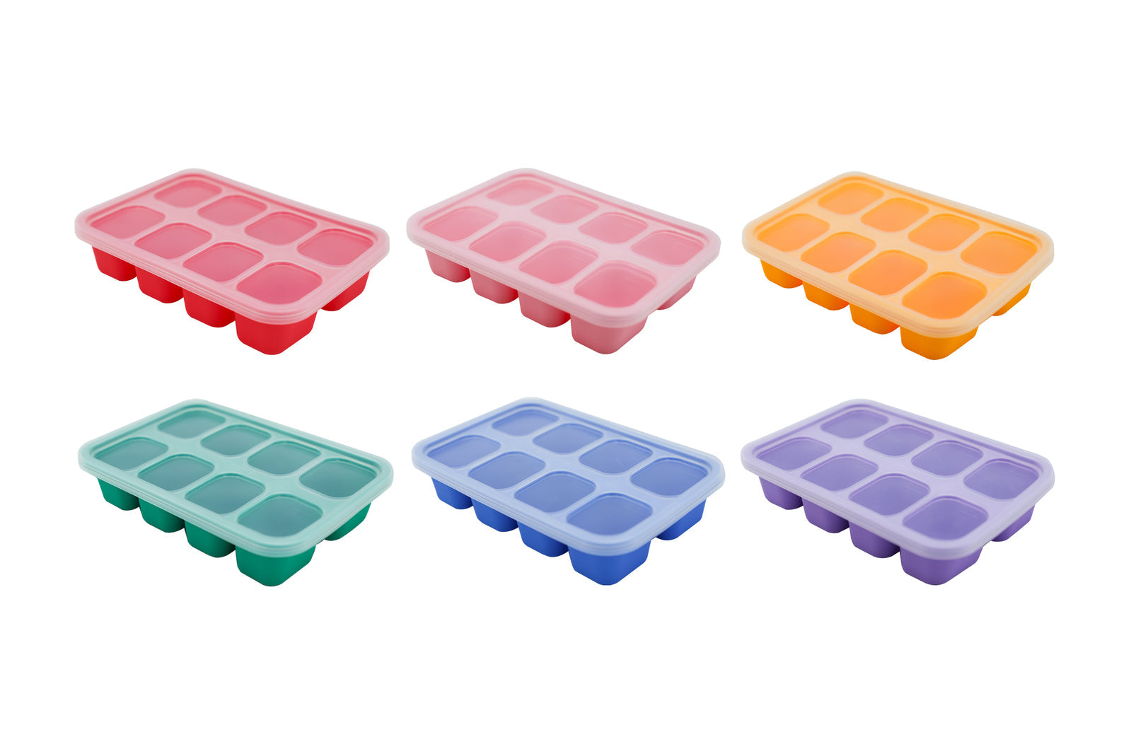 Marcus & Marcus Food Cube (8) Tray - Blue