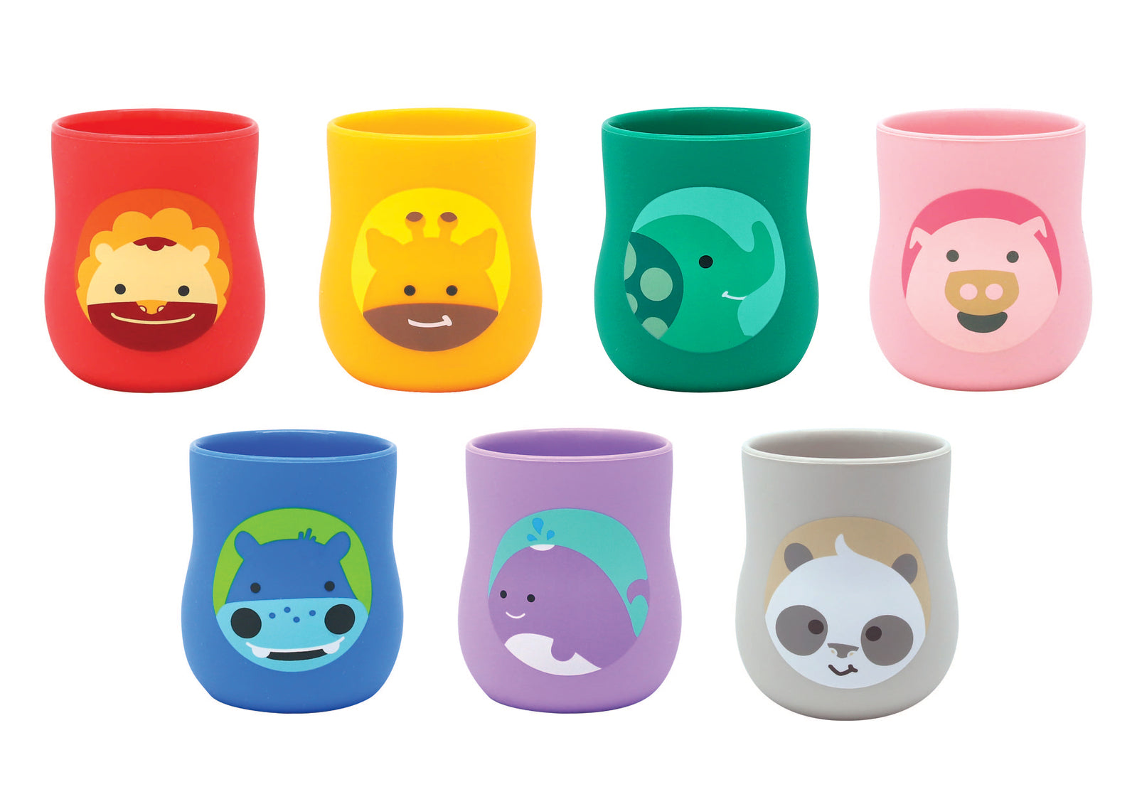 Marcus & Marcus Silicone Baby Training Cup - Ollie The Elephant - Green