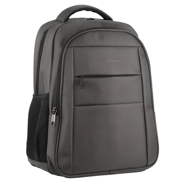 Pierre Cardin Laptop Backpack - Dark Grey