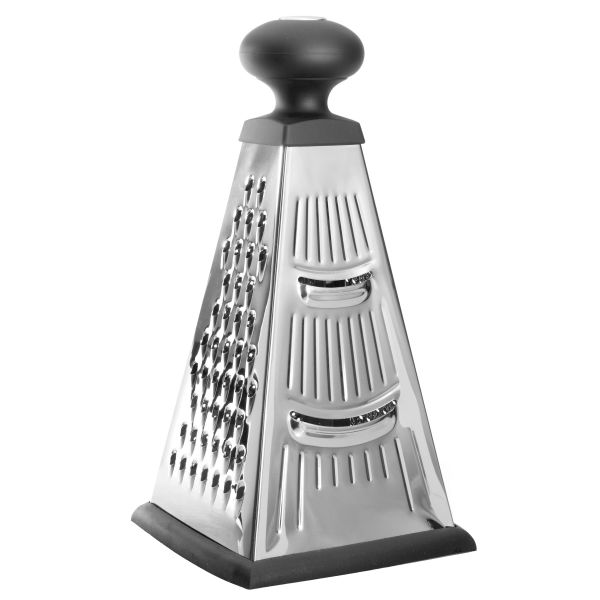 Incasa Stainless Steel 4 Way Pyramid Grater - 25cm