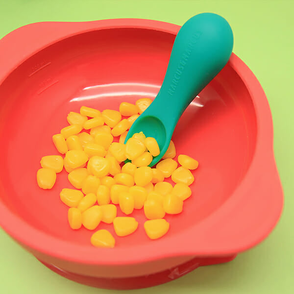 Marcus & Marcus Palm Grasp Self Feeding Spoon - Yellow