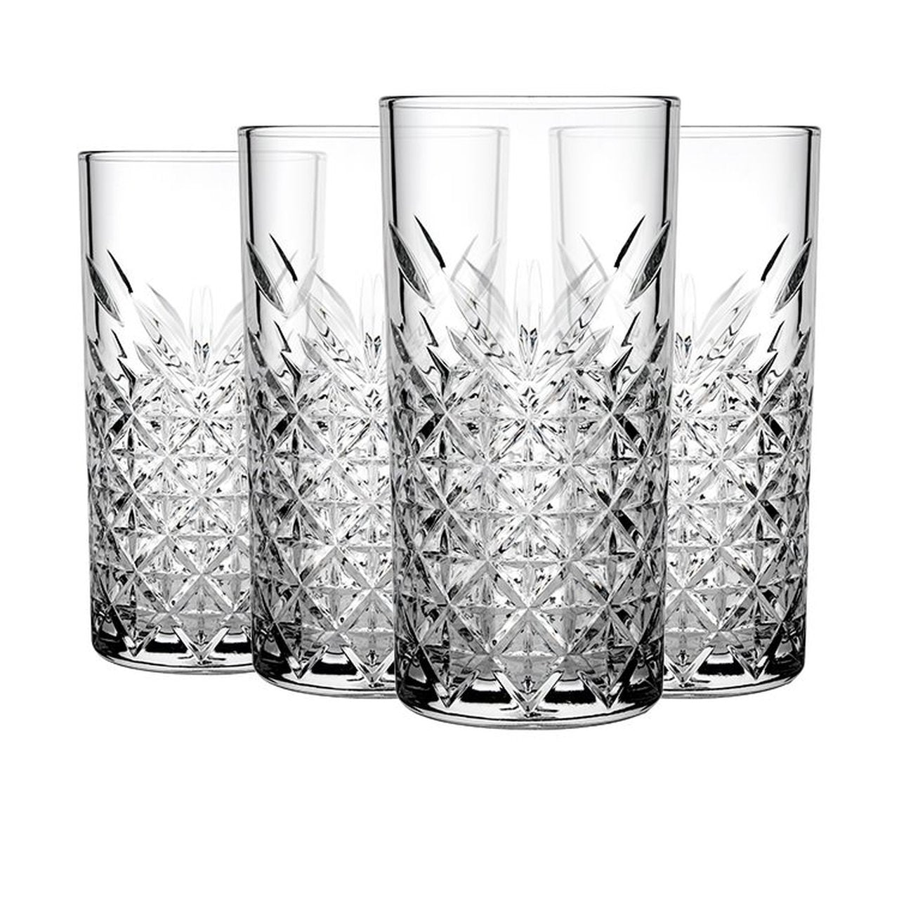 Pasabahce Timeless Hi-Ball Glass Set of 4 - 450ml