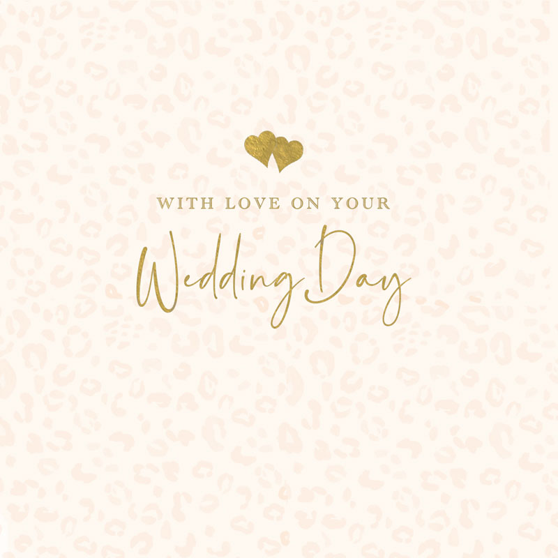 With Love On Your Wedding Day - Card 15.5x15.5cm