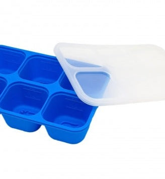 Marcus & Marcus Food Cube (8) Tray - Blue