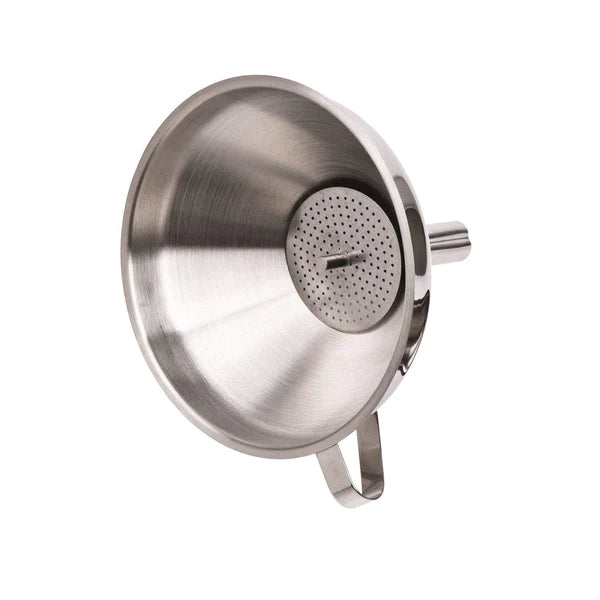 Appetito Stainless Steel Funnel With Strainer