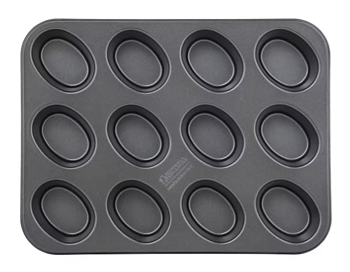 Maxwell & Williams BakerMaker Non-Stick 12 Cup Friand Pan - Black