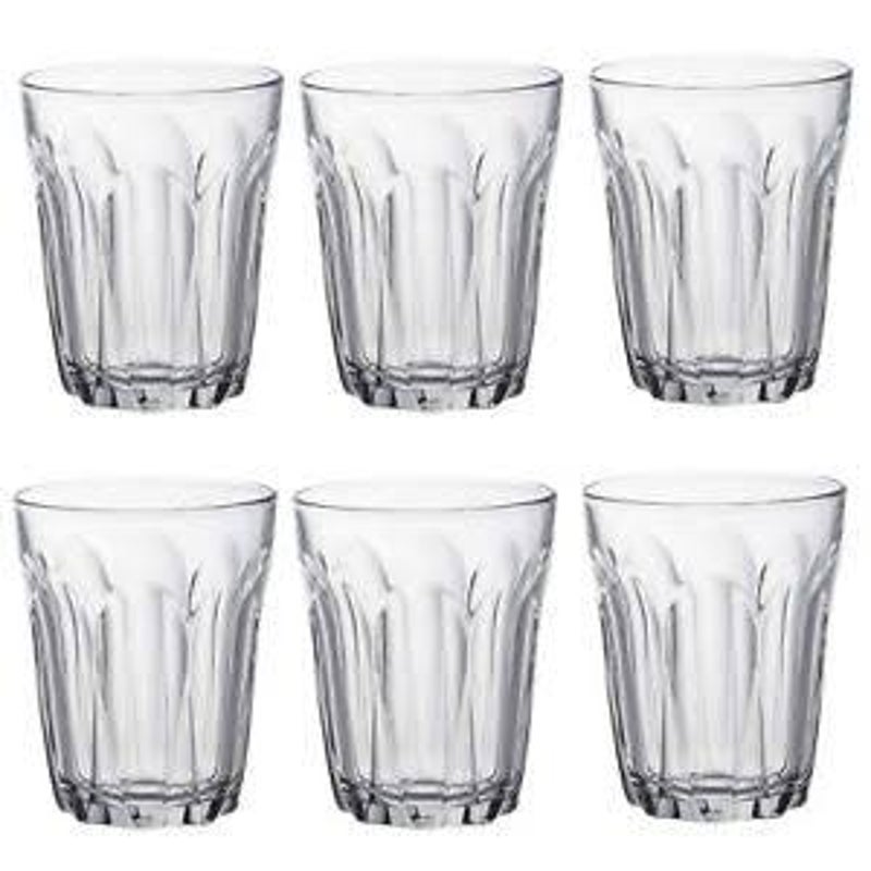 Duralex Provence Clear Tumblers - 250ml - Set of 6 (Made in France)