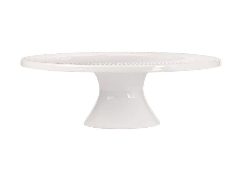 Maxwell & Williams White Basics Diamonds Footed Cake Stand 30cm