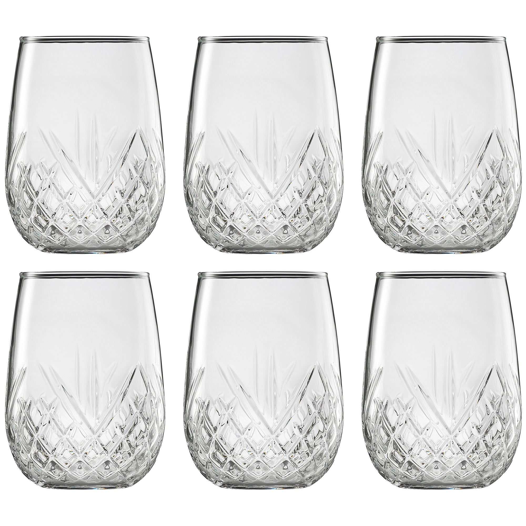 Ecology Carmen Stemless Wine Set of 6 - 490ml