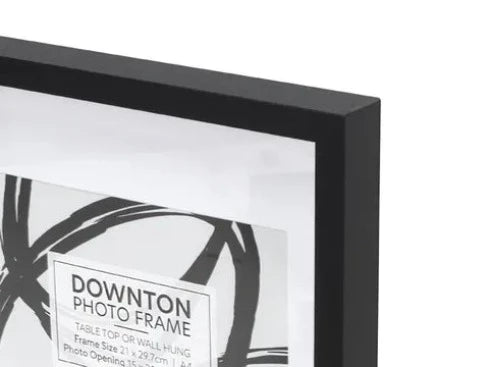 Downtown Matt Frame Black 20x25cm/8x10 to 6x8"