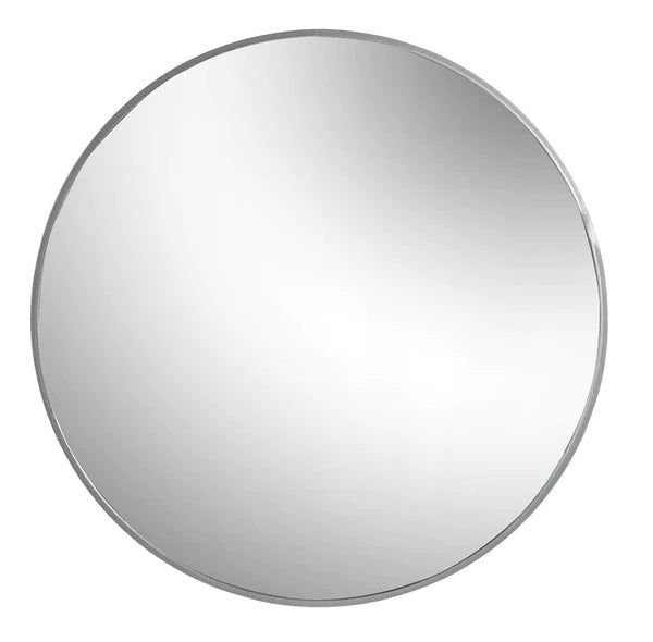Wall Mirror - Round - Silver Rim - 80x3cm - Harbour Housewares