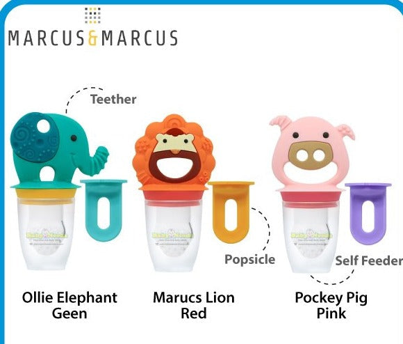 Marcus & Marcus Self Feeder N' Pop - Pokey The Piglet - Pink