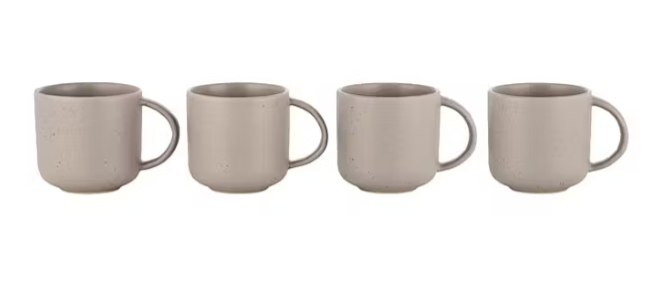 Maxwell & Williams Palette Mug Set of 4 Speckle - Grey