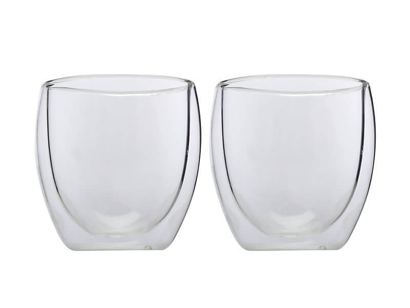 Maxwell & Williams Blend Double Wall Cups 250ml Set of 2