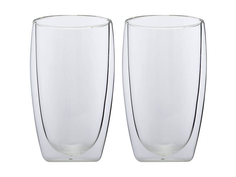 Maxwell & Williams Blend Double Wall Cups 450ml Set of 2