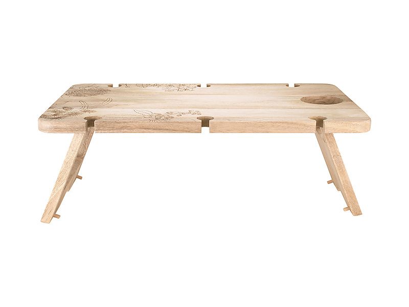 Maxwell & Williams The Blck Pen Golden Summer Folding Picnic Table - 68x40x24cm