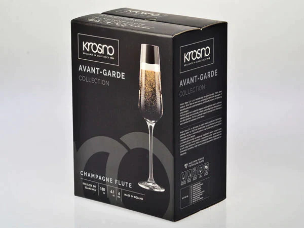 Krosno Avant-Garde Champagne Flute 180ml 6pc