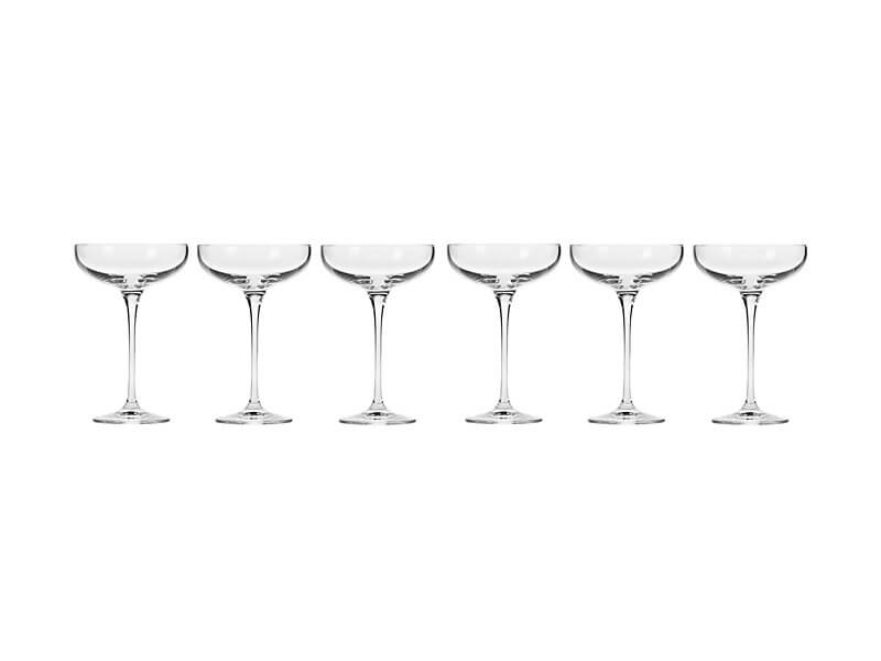 Krosno Harmony Coupe Champagne Glasses 240ml 6pc