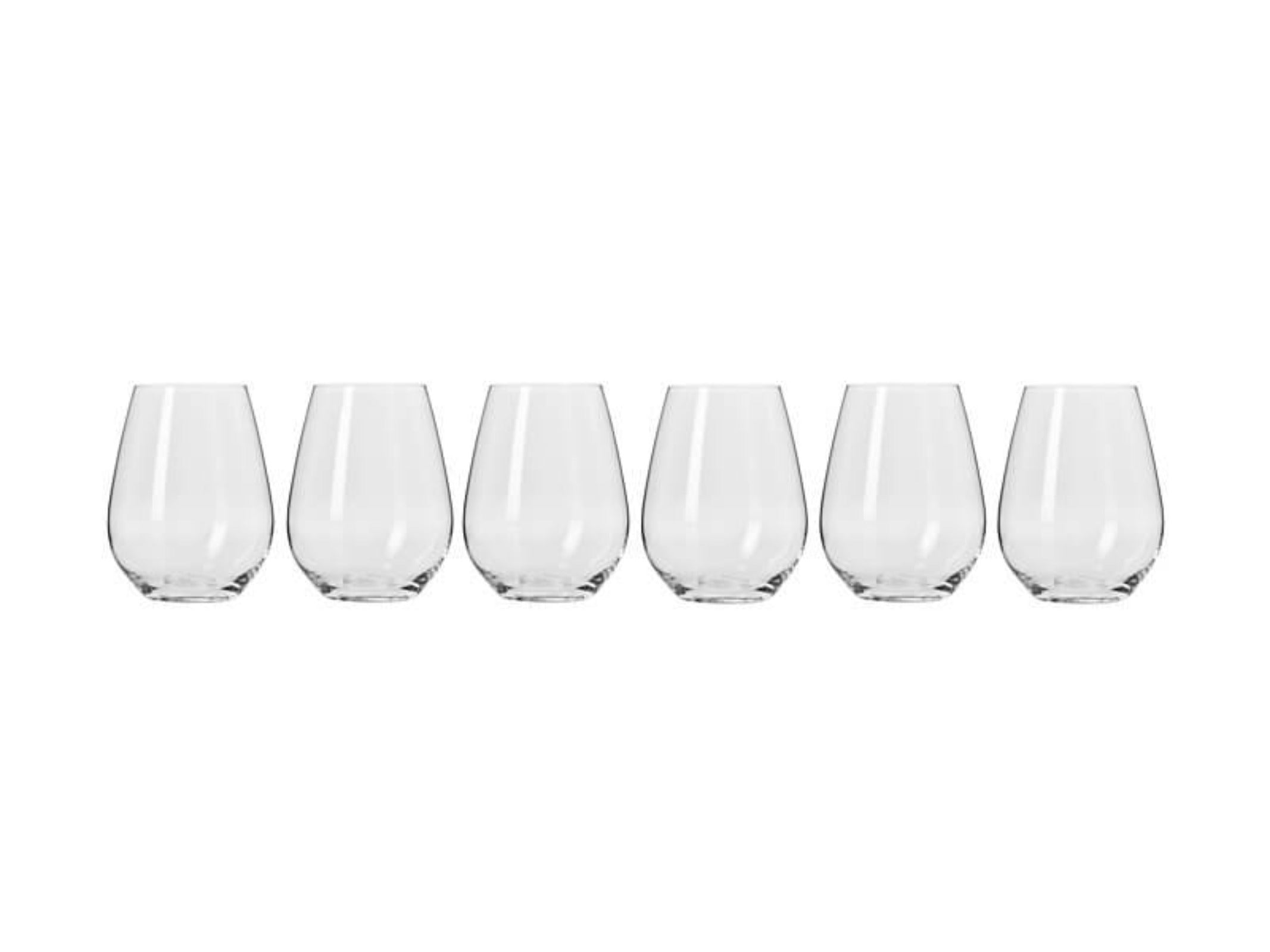 Krosno Harmony Stemless Wine Glasses 400ml 6pc