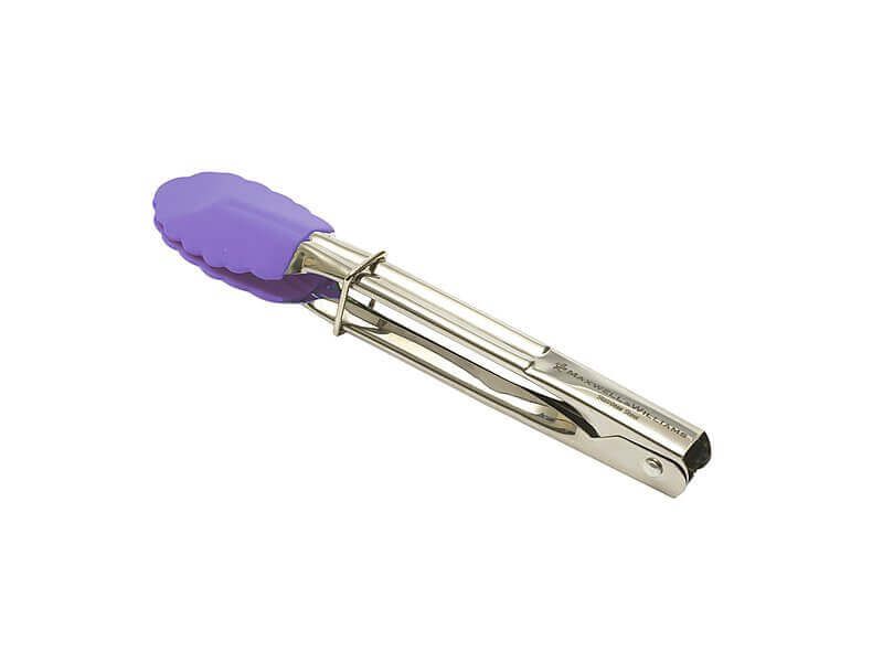 Maxwell & Williams Grabbers Mini Tongs 18cm Silicone - Purple