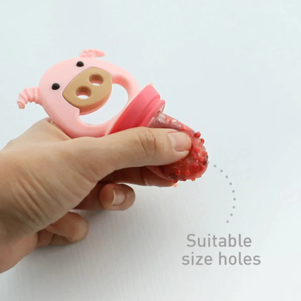 Marcus & Marcus Self Feeder N' Pop - Pokey The Piglet - Pink