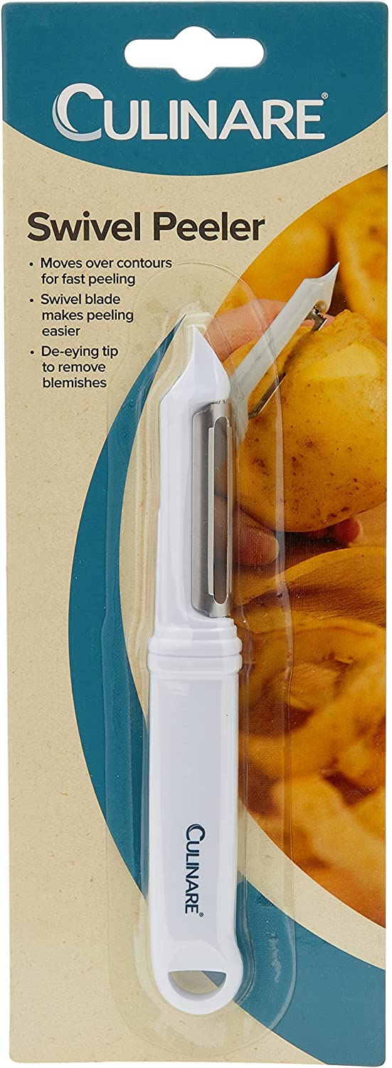 Culinare Swivel Peeler - White