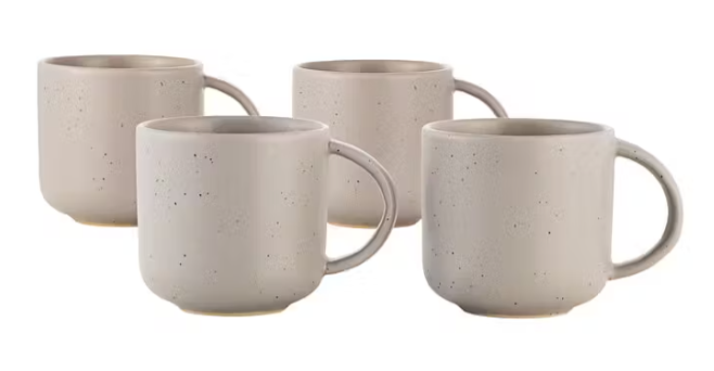 Maxwell & Williams Palette Mug Set of 4 Speckle - Grey