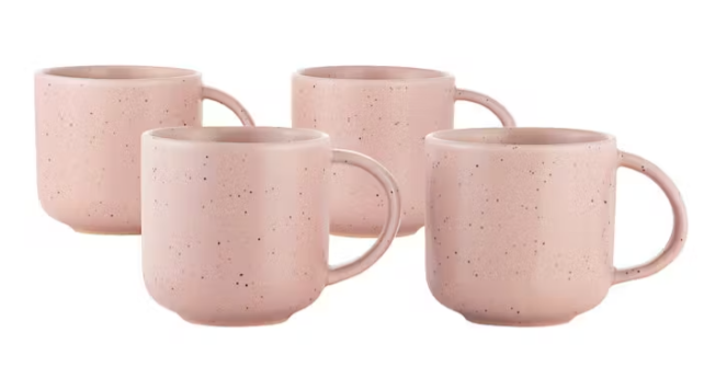 Maxwell & Williams Palette Mug Set of 4 Speckle - Pink