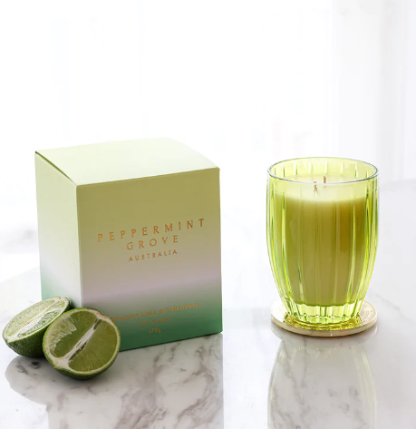 Peppermint Grove Australia - Crushed Lime & Pineapple Soy Candle - 370g