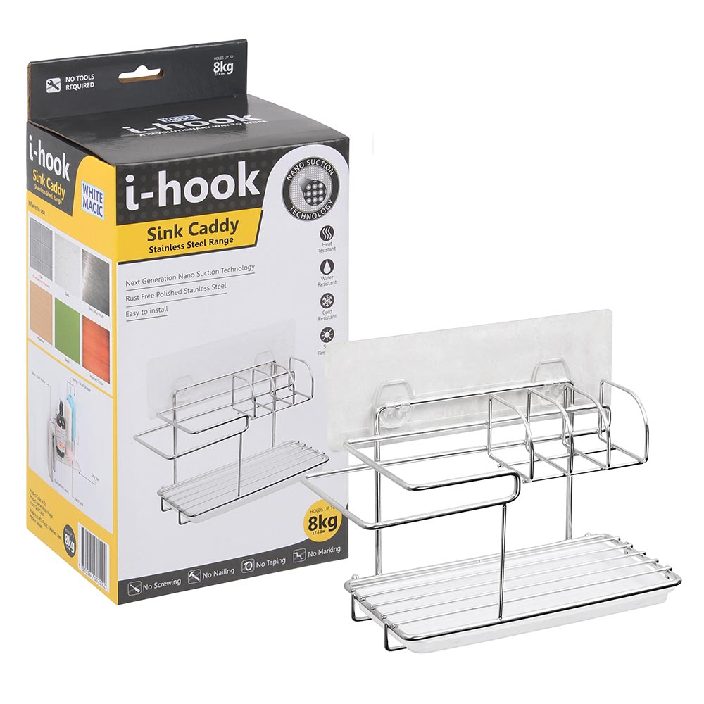 I-Hook Sink Caddy - Stainless Steel Range